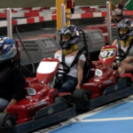 Gridding up for the race